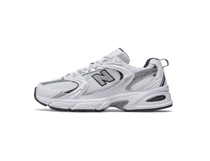 New Balance 530 White Silver Navy