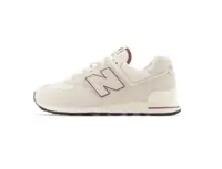 New Balance 574 Off White Burgundy