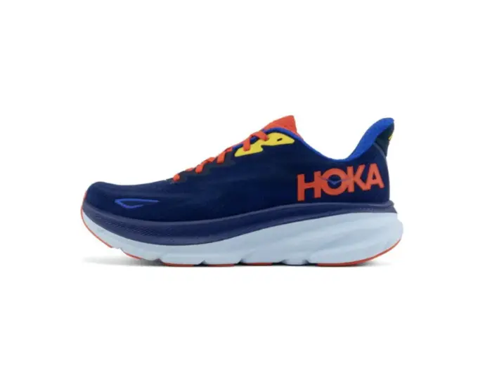 HOKA ONE ONE Clifton 9 Bellwether Blue Yellow