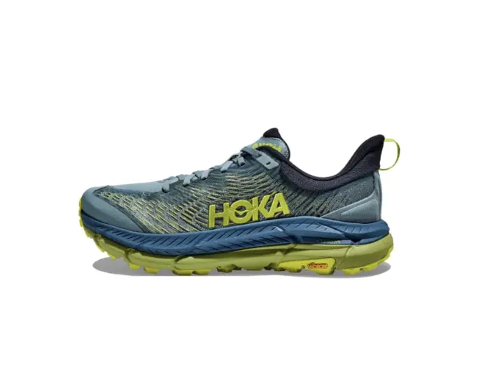 HOKA ONE ONE Mafate Speed 4 'Stone Blue Dark Citron'
