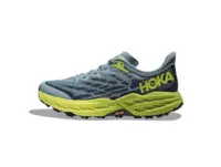 HOKA ONE ONE Speedgoat 5 Stone Blue Dark Citron