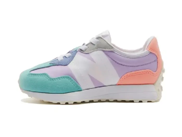New Balance Kids 327 Purple Orange Green
