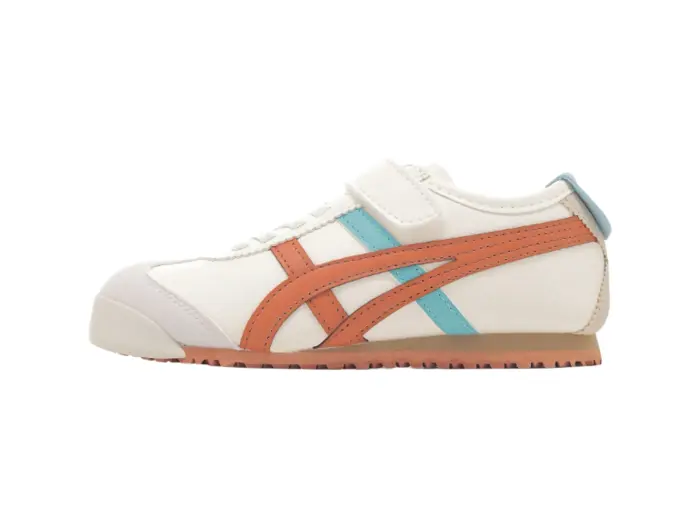 Asics Onitsuka Tiger Kids White Brown Blue