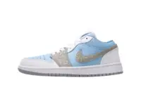 Air Jordan 1 Low SE Blue Tint Elephant Print
