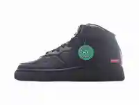 Supreme x Air Force 1 Mid Box Logo - Triple Black