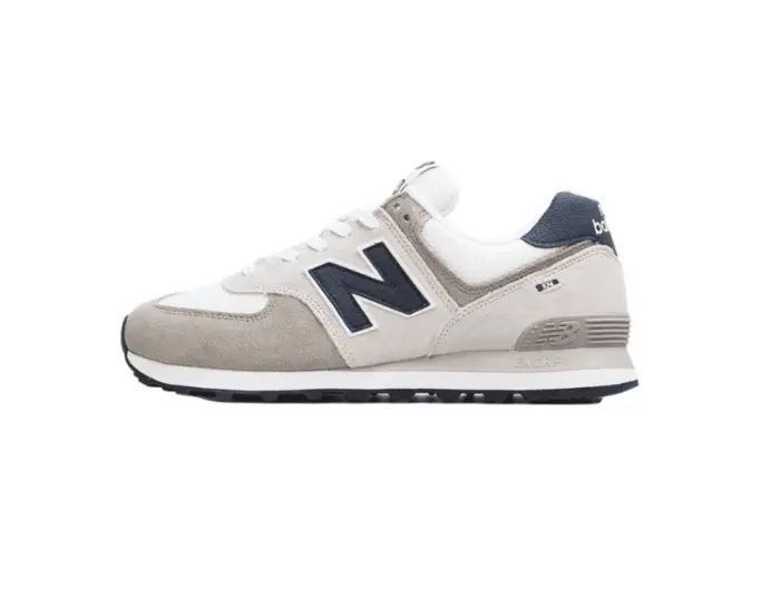 New Balance 574 Grey White Navy
